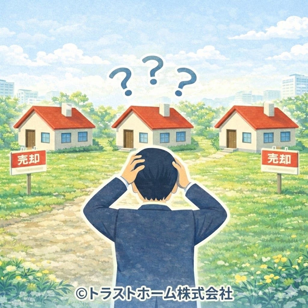 春に売却物件が増え競合が多くなるイメージ
