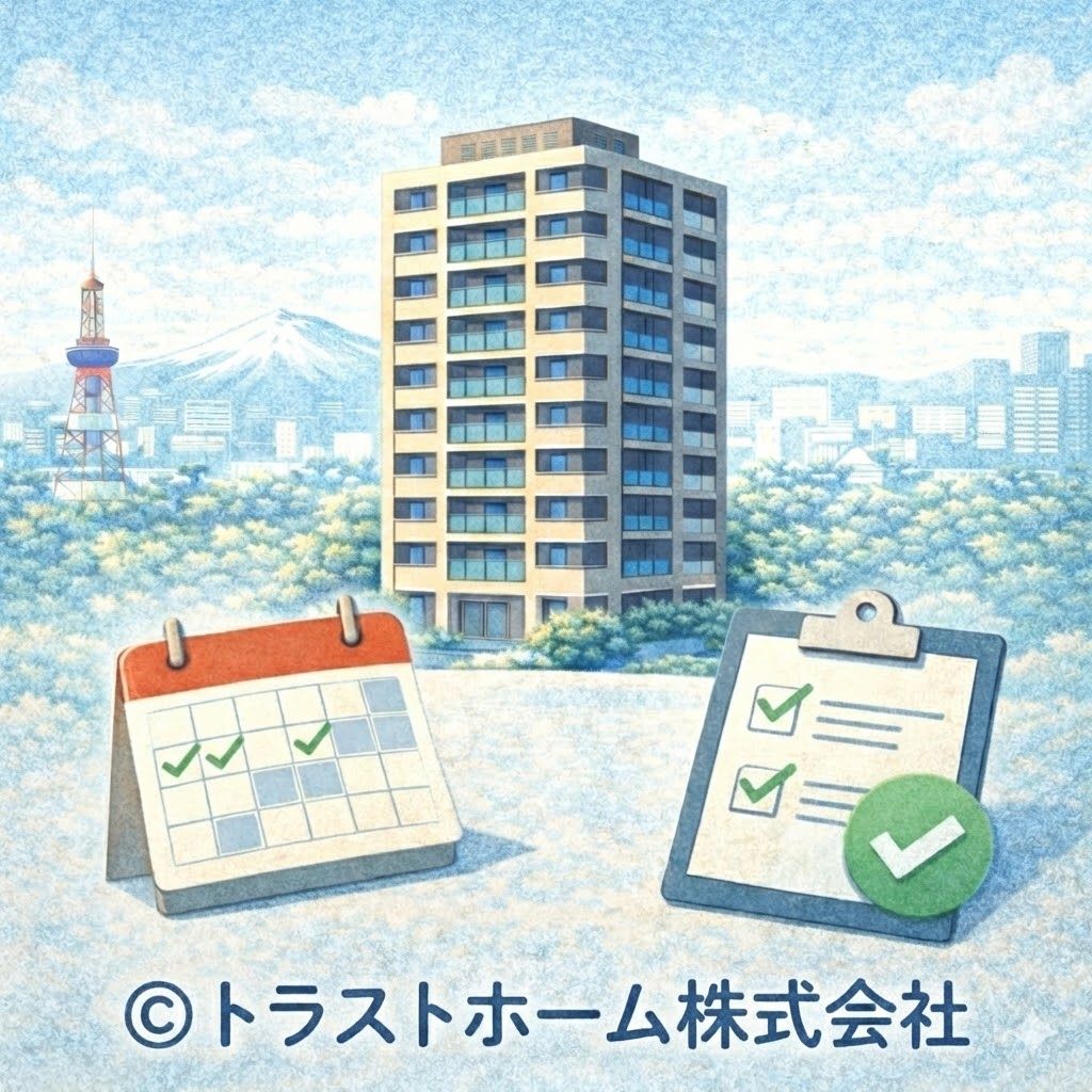 中古マンションの売り時とされやすい条件を整理したイメージ
