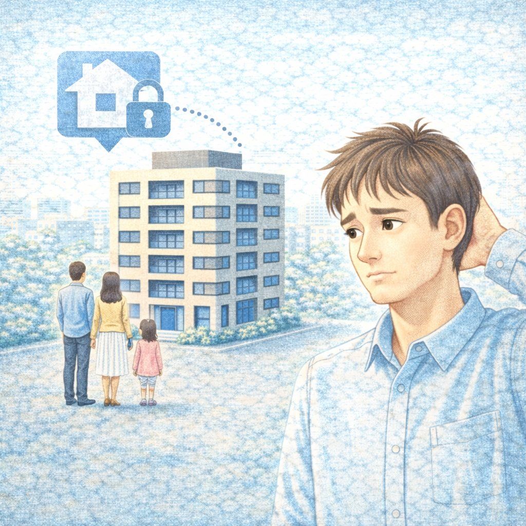 実需向け物件で賃貸中売却が制約になりやすいケースを示したイメージ