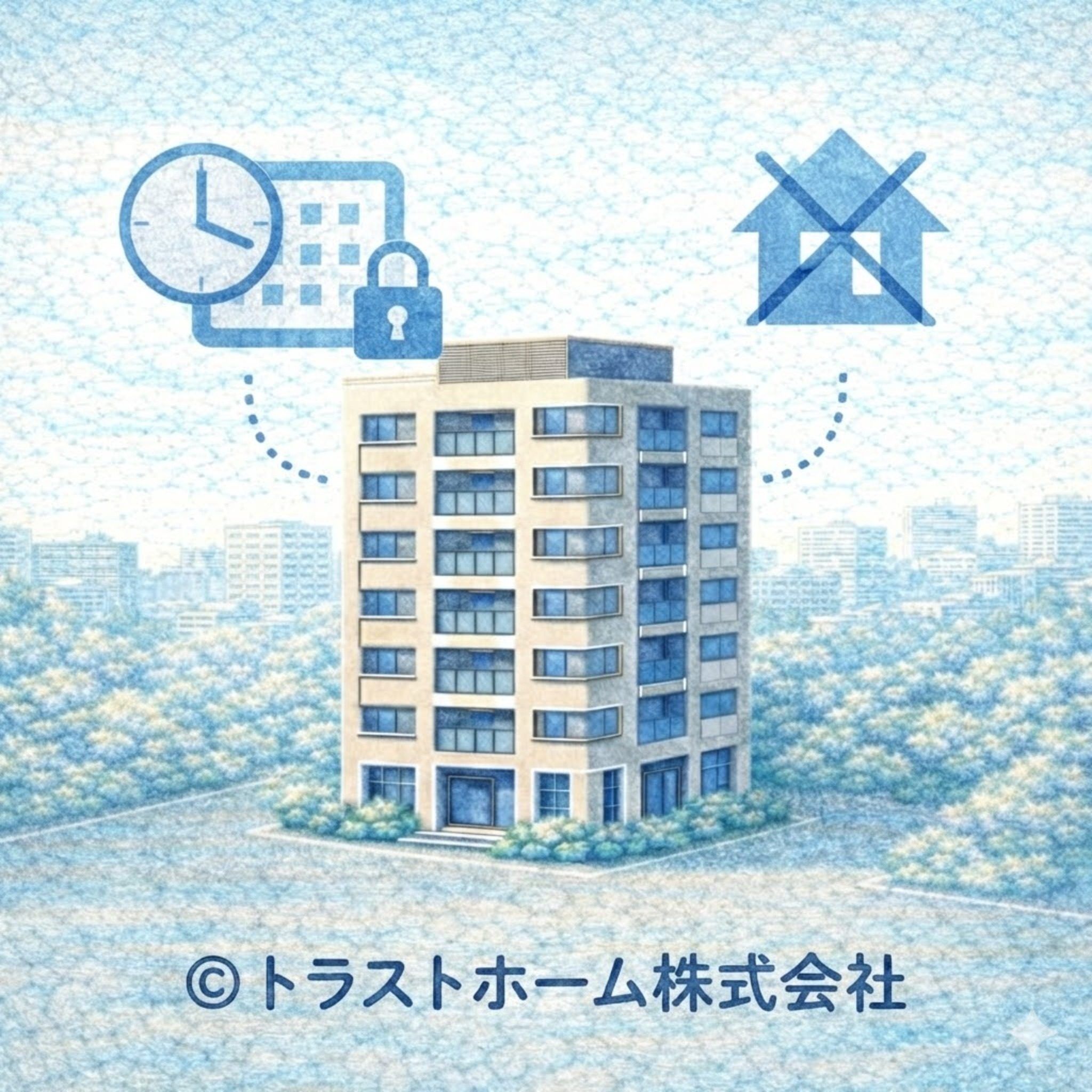 賃貸中のため内覧や入居時期に制約がある中古マンションのイメージ