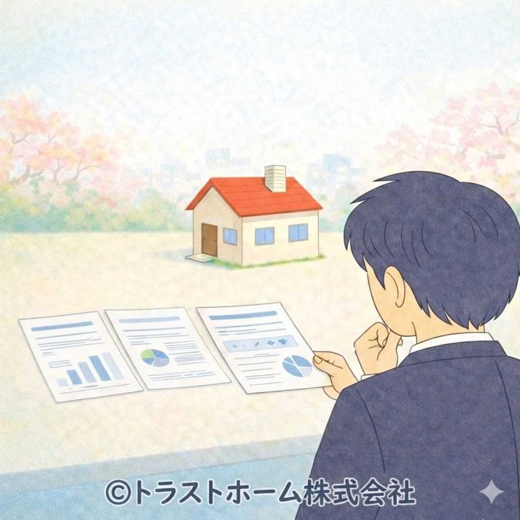 札幌で複数社査定を比較検討している売主のイメージ