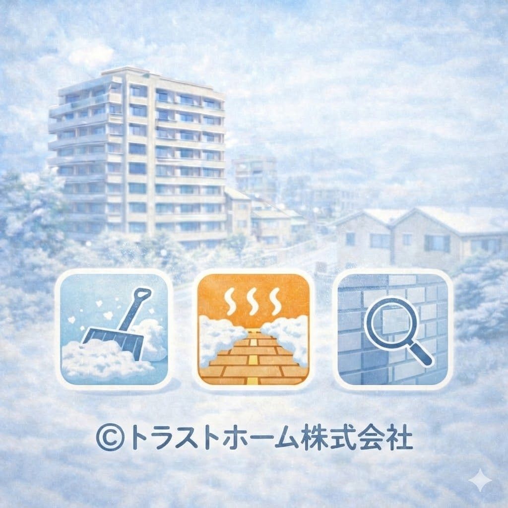 札幌の中古マンションで除雪や寒冷地管理が重視される様子のイメージ