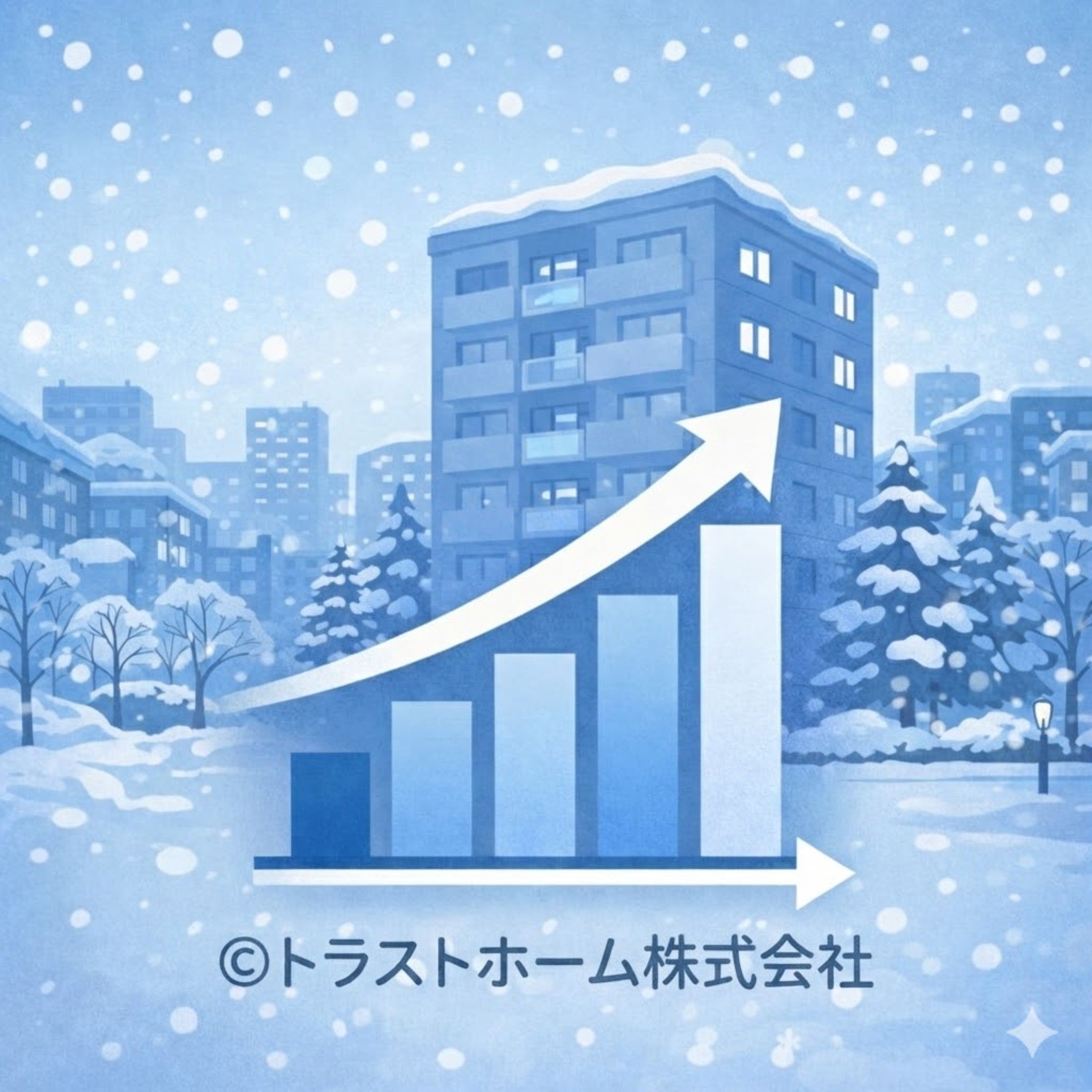 札幌中古マンションの冬の価格戦略と相場イメージ