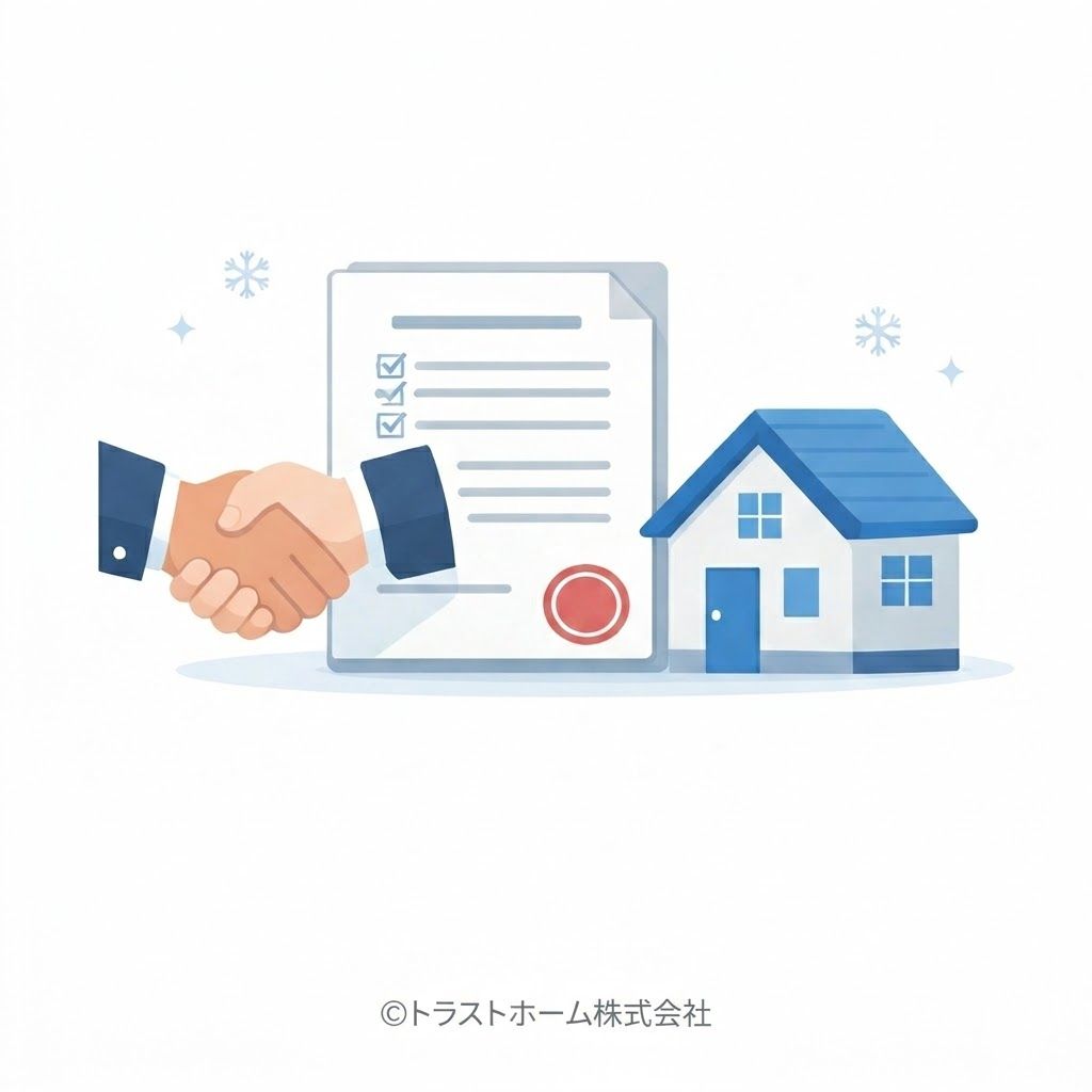 札幌で不動産売却の媒介契約を結ぶイメージ
