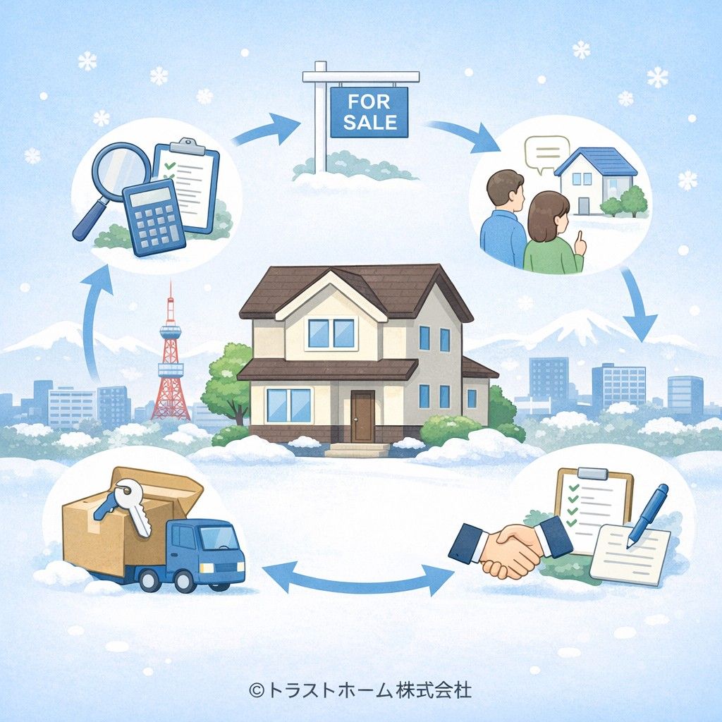 札幌で家を売る流れと費用を解説する不動産売却記事のメイン画像