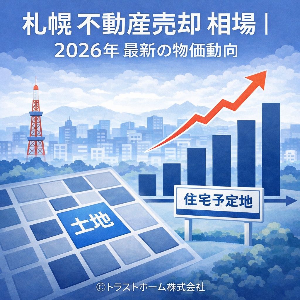 札幌土地価格の動向イメージ