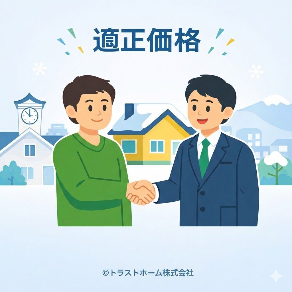 適正価格でスムーズに成約する札幌不動産の図解