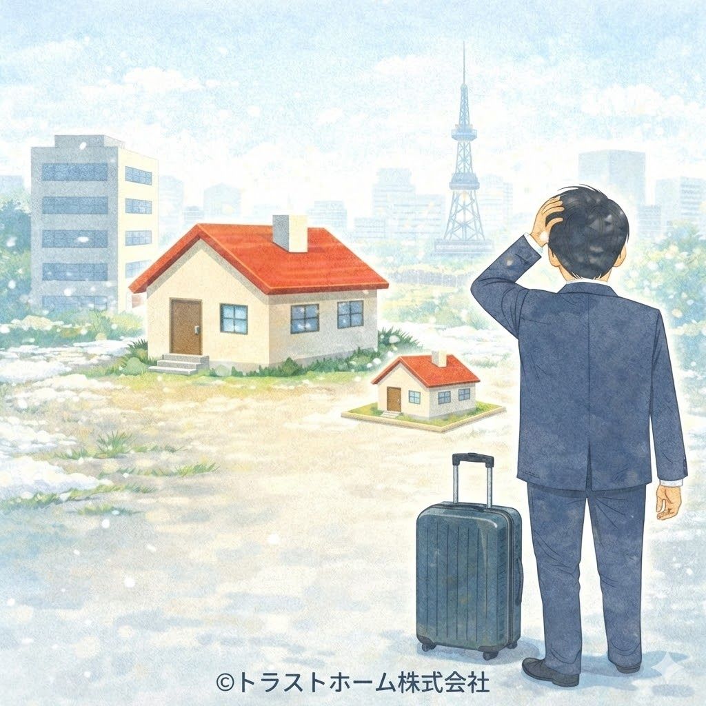 札幌で転勤が決まり不動産売却を検討している人物のイメージ
