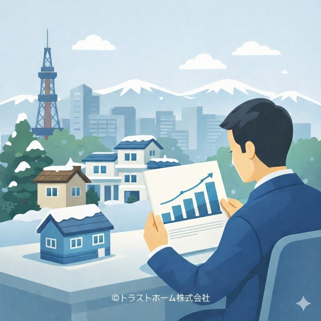 不動産査定書を確認するビジネスイメージ